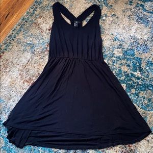 Black flowy tank dress